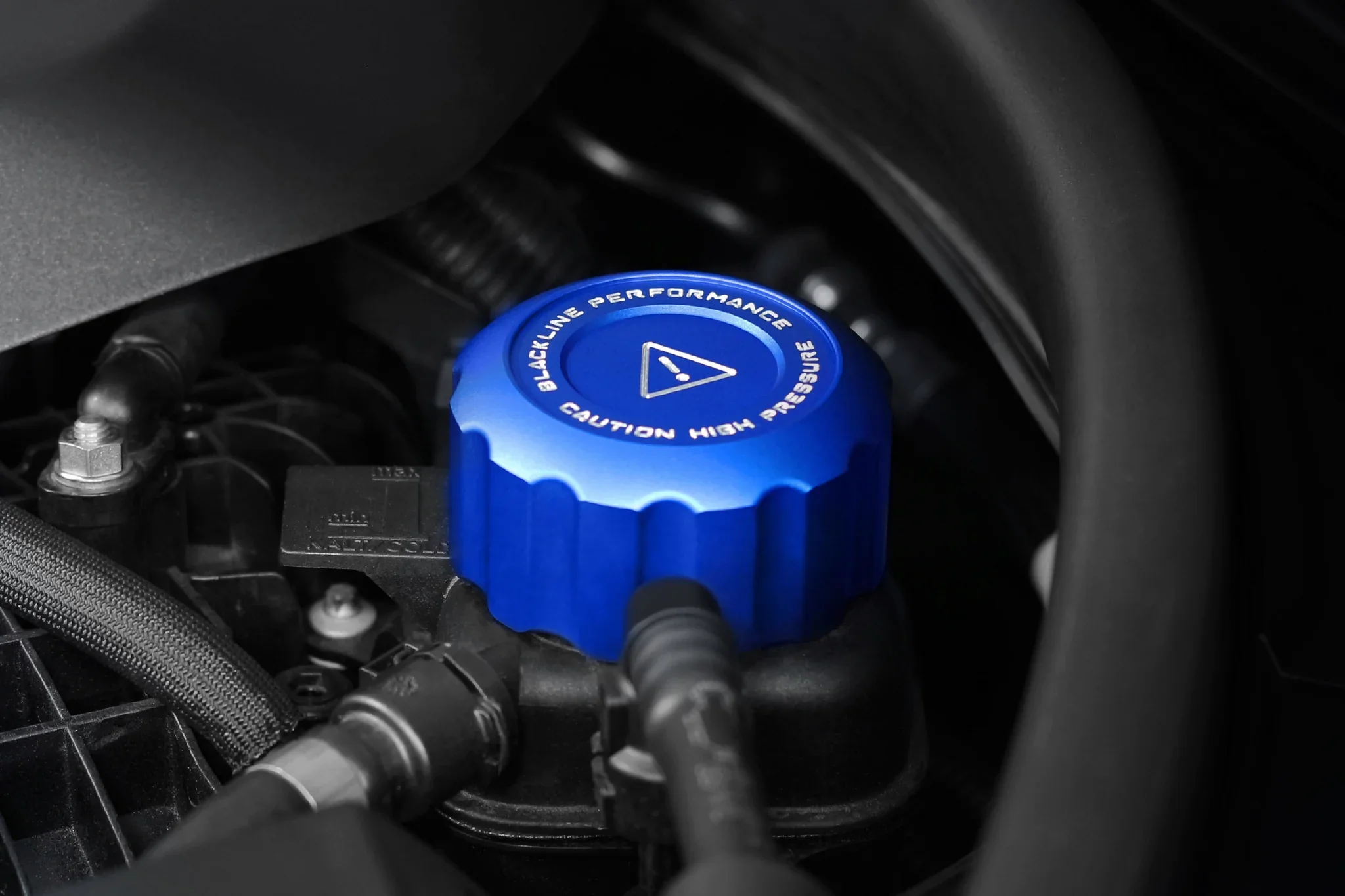 BMW 2021+ S58 ENGINE BLACKLINE PERFORMANCE CAP SET (OIL CAP / COOLANT CAPS) - Image 7