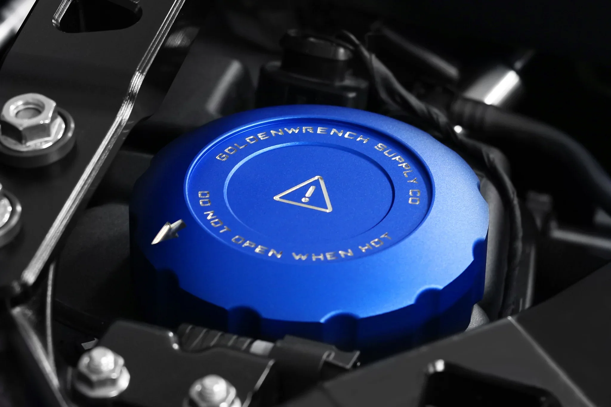 BMW 2021+ S58 ENGINE BLACKLINE PERFORMANCE CAP SET (OIL CAP / COOLANT CAPS) - Image 8