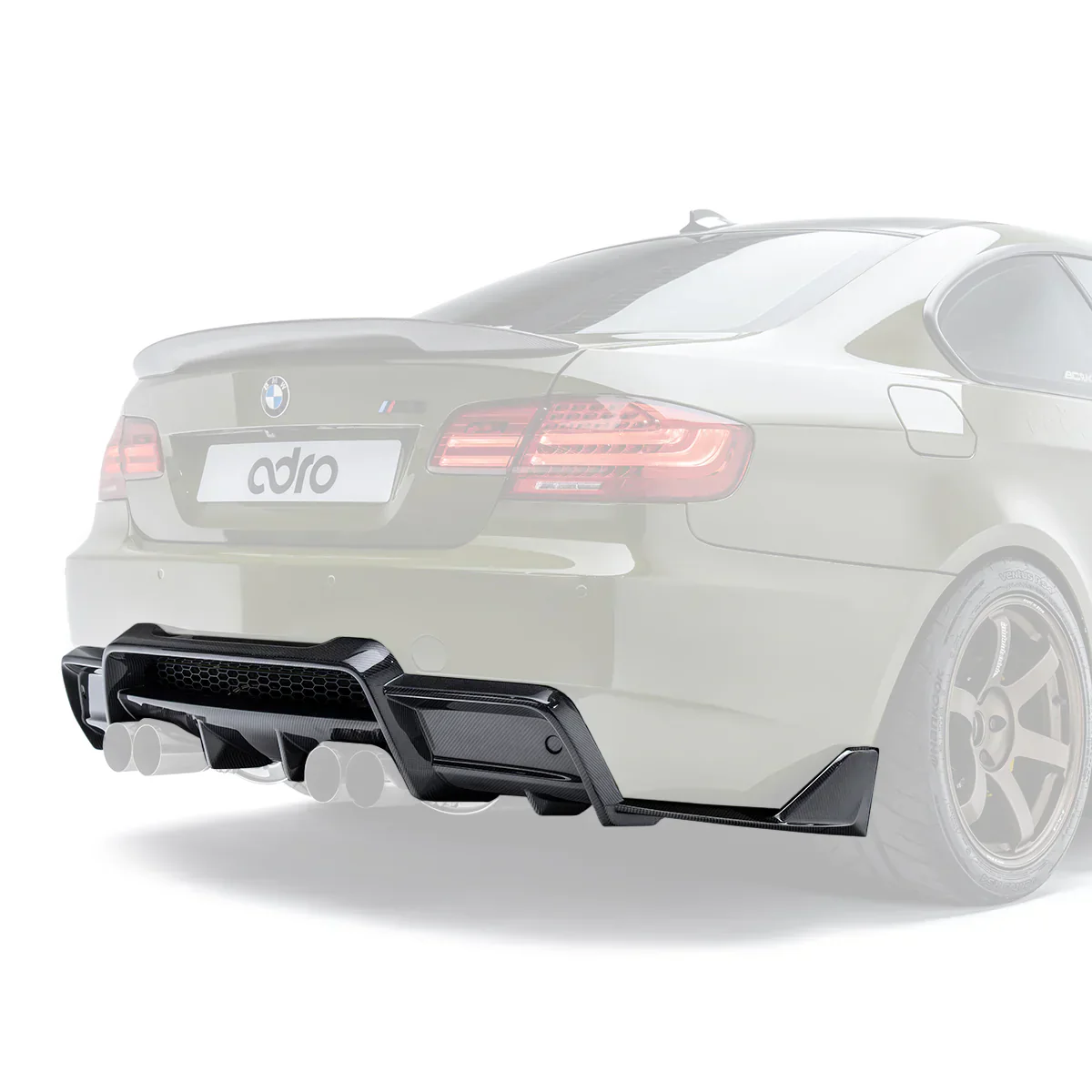 BMW E92 M3 CARBON FIBER REAR DIFFUSER - Image 4