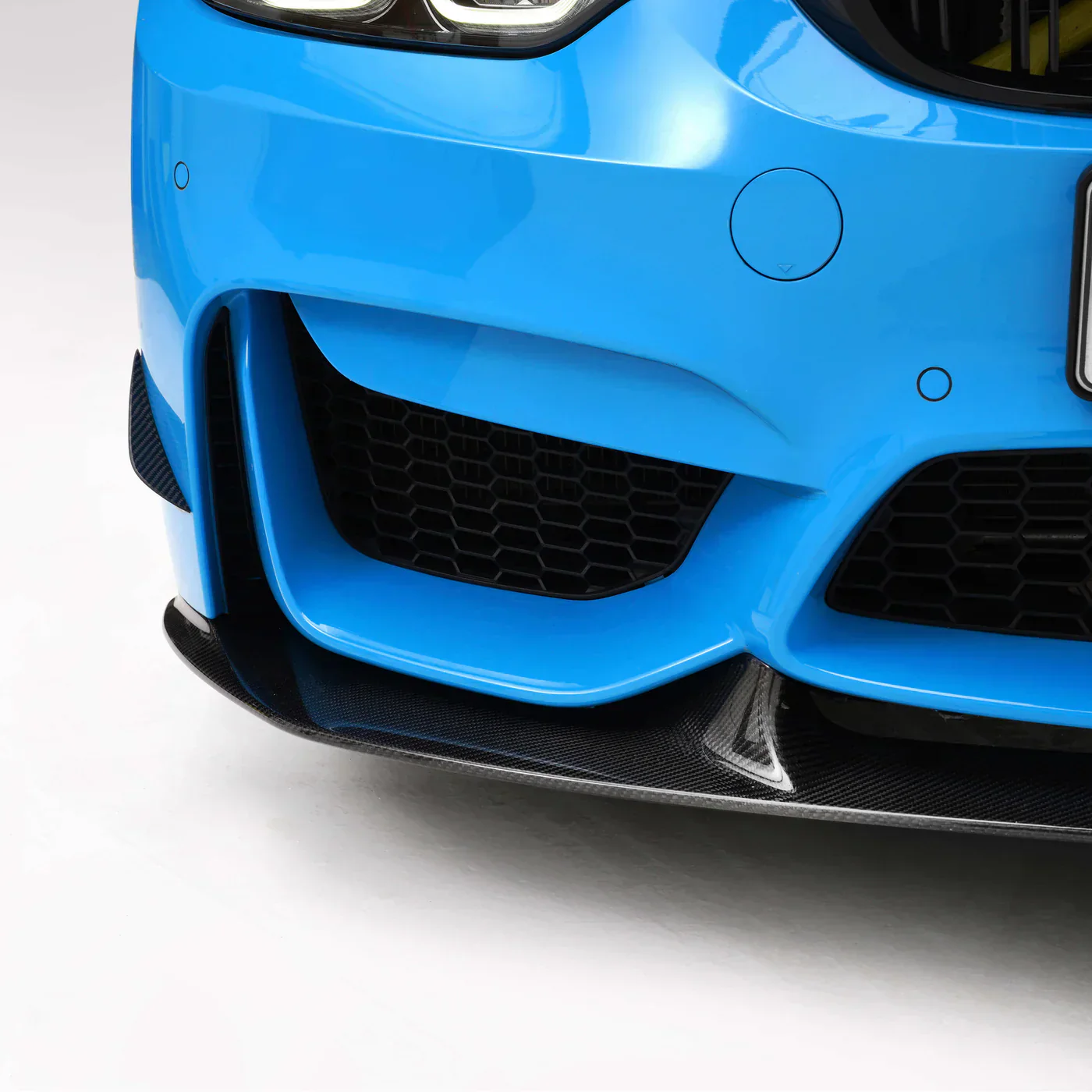 BMW F8X M3/M4 CARBON FIBER FRONT BUMPER CANARDS - Image 5