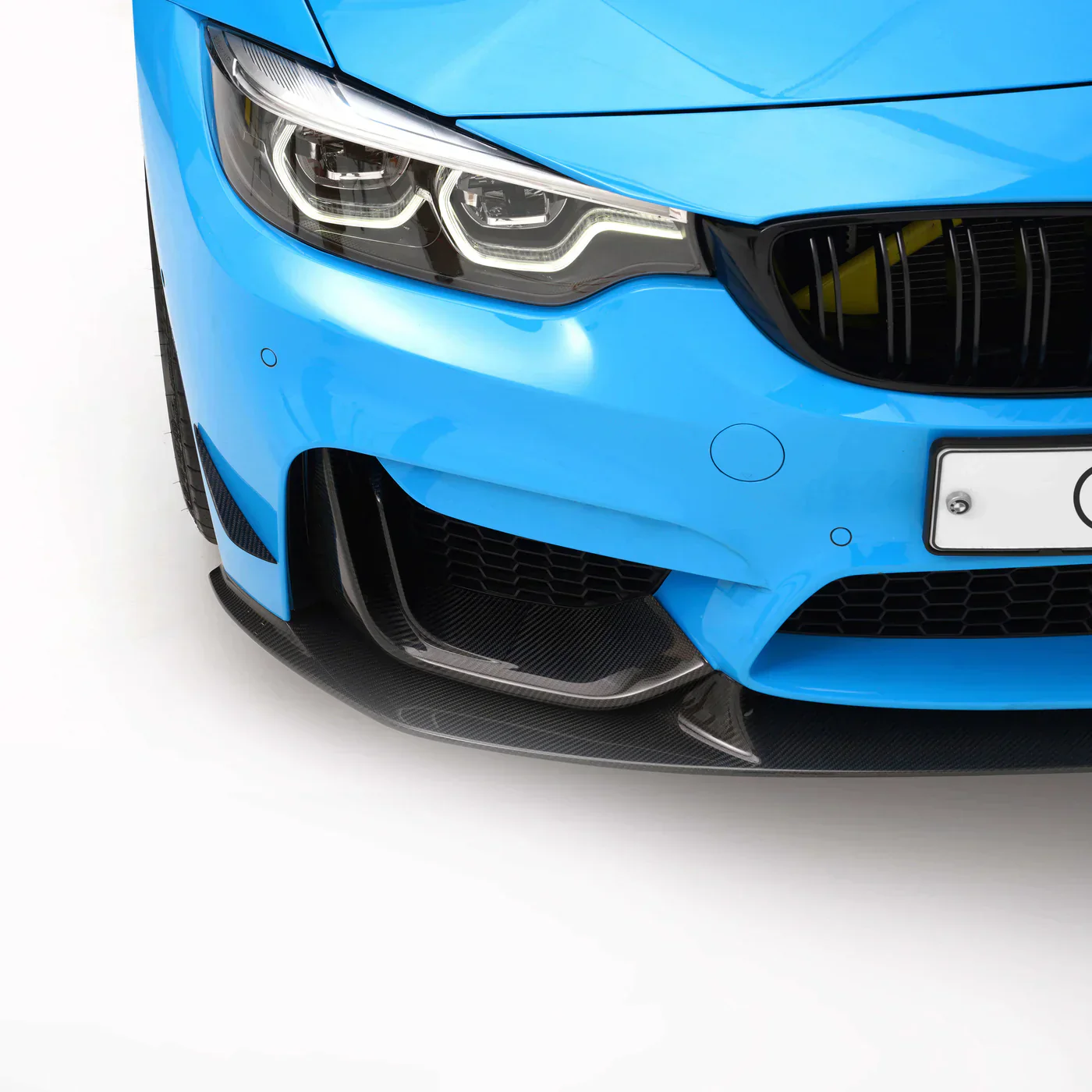 BMW F8X M3/M4 CARBON FIBER FRONT BUMPER CANARDS - Image 6