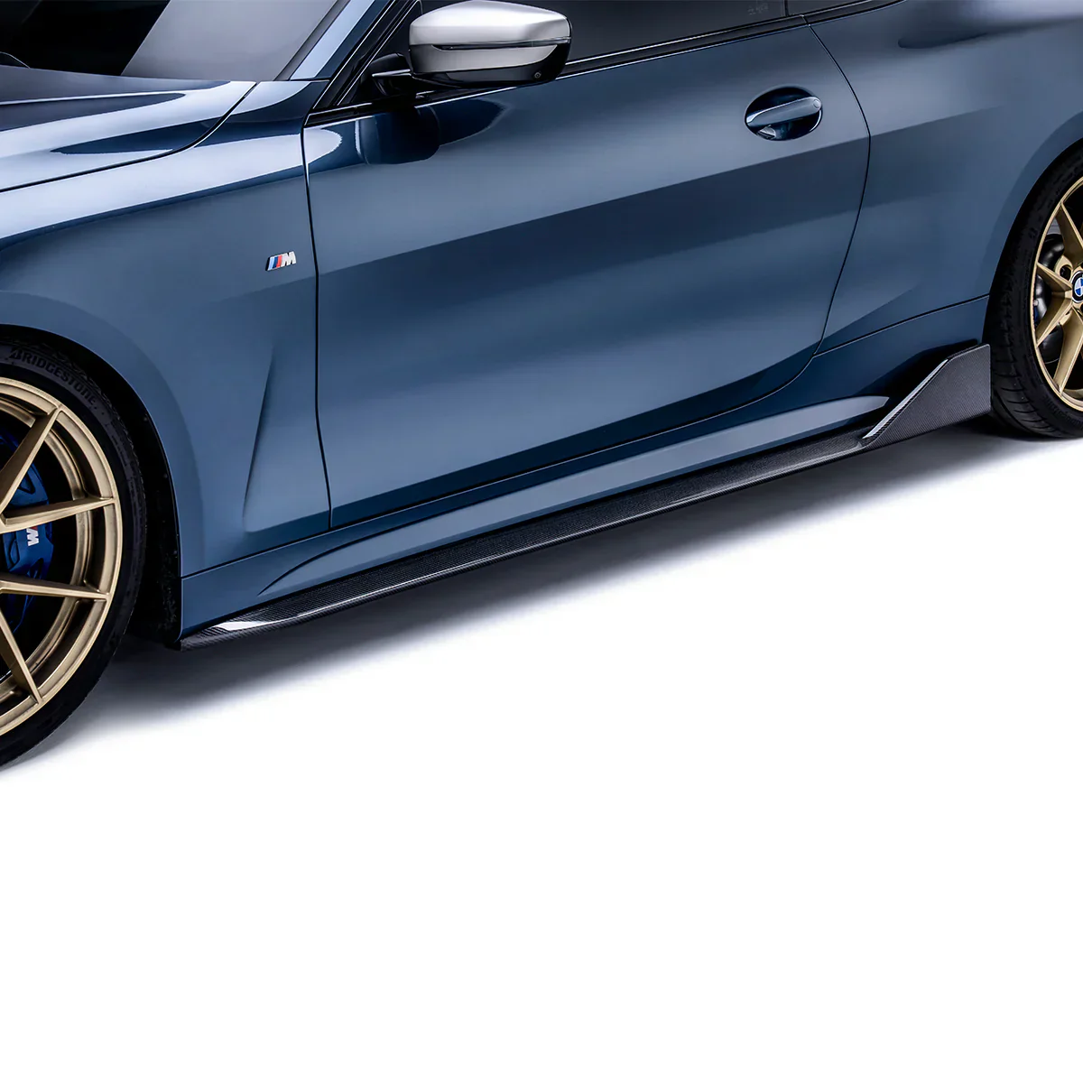 BMW G22 M440i CARBON FIBER SIDE SKIRTS - Image 3