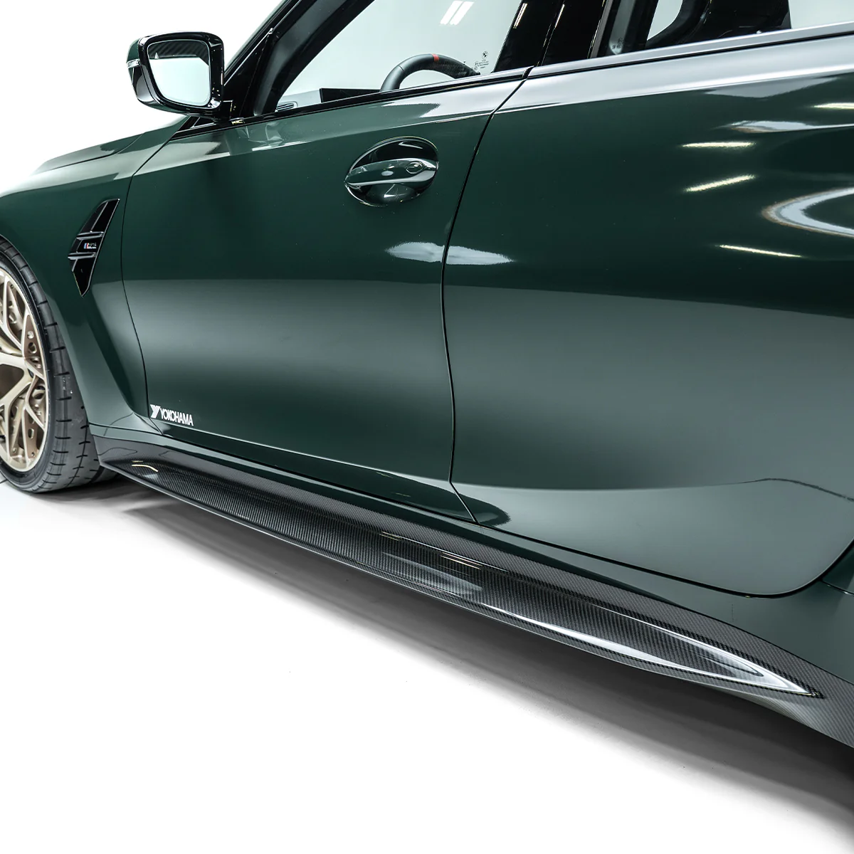 BMW G80 M3 PREPREG SIDE SKIRTS V2 - Image 3