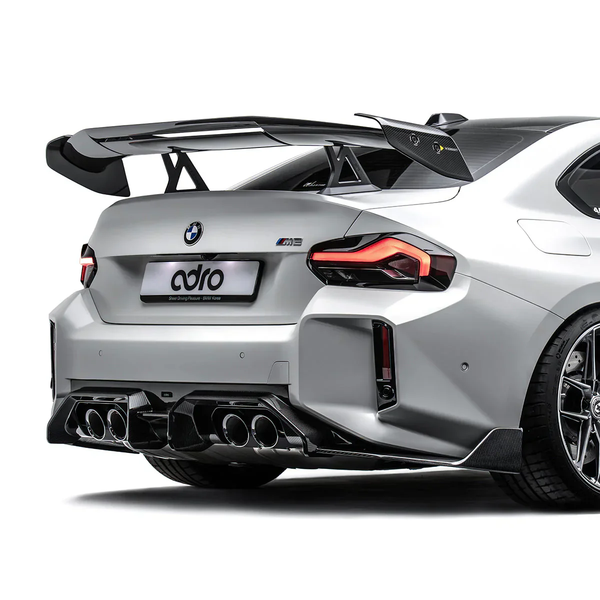 BMW G87 M2 / G42 M240i AT-R3 SWAN NECK WING V1 - Image 2