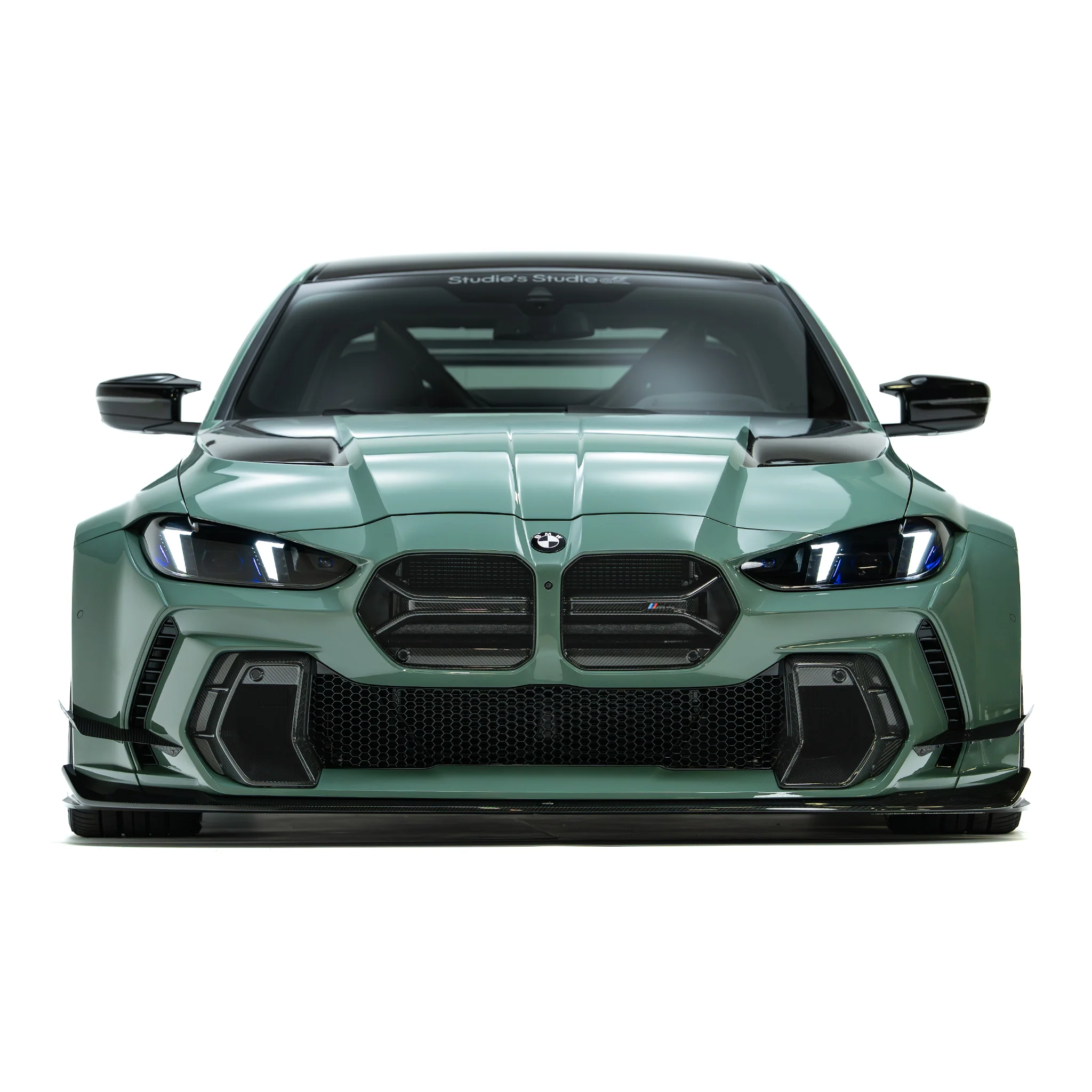 BMW G8X M3/M4 PREPREG GRILLES (ADRO BUMPER V2) - Image 2
