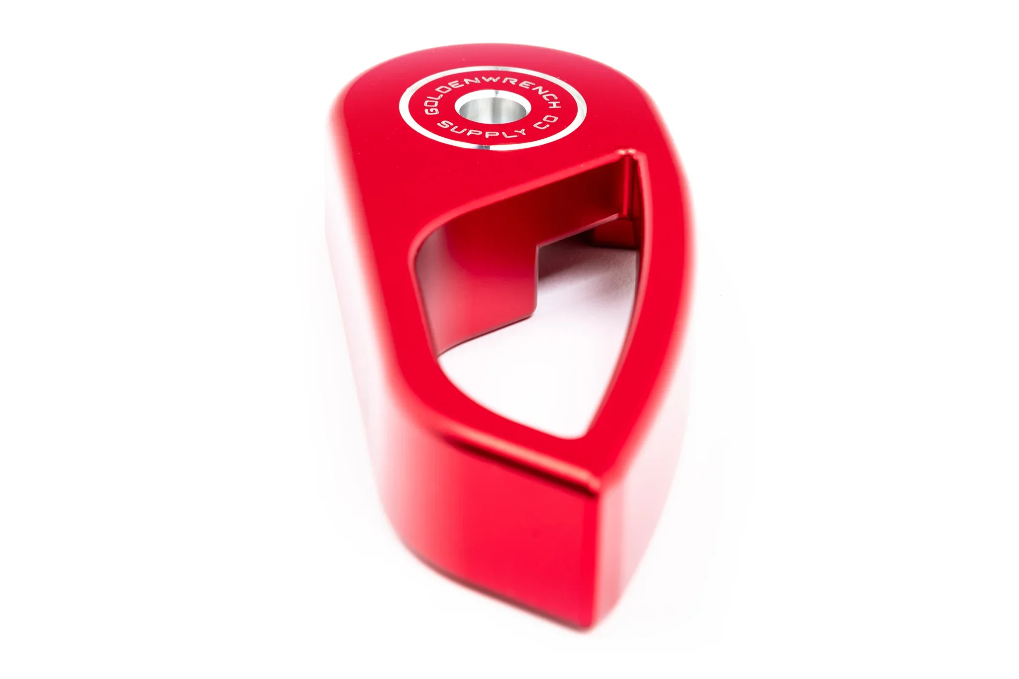 BMW M CAR E9X SERIES BLACKLINE PERFORMANCE EDITION RED HOOD LATCH HANDLE (LHD) - Image 4