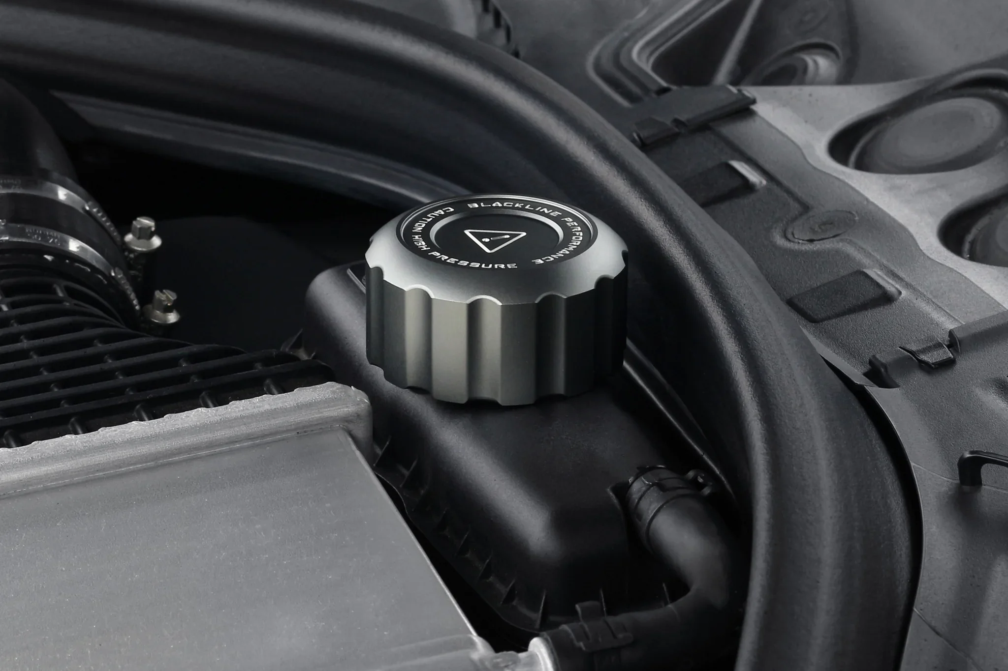 BMW M CAR F SERIES BLACKLINE PERFORMANCE CHARGE COOLER TANK CAP COVER