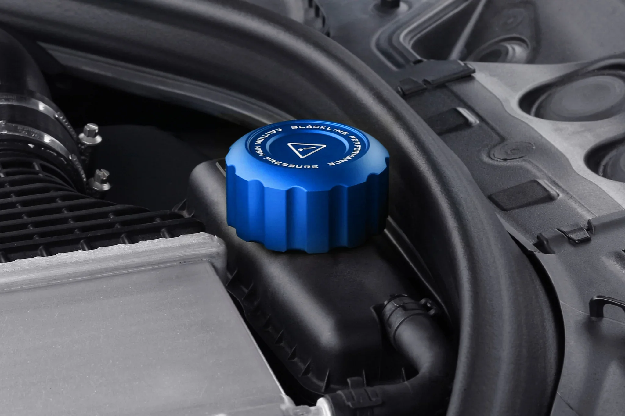 BMW M CAR F SERIES BLACKLINE PERFORMANCE CHARGE COOLER TANK CAP COVER - Image 5