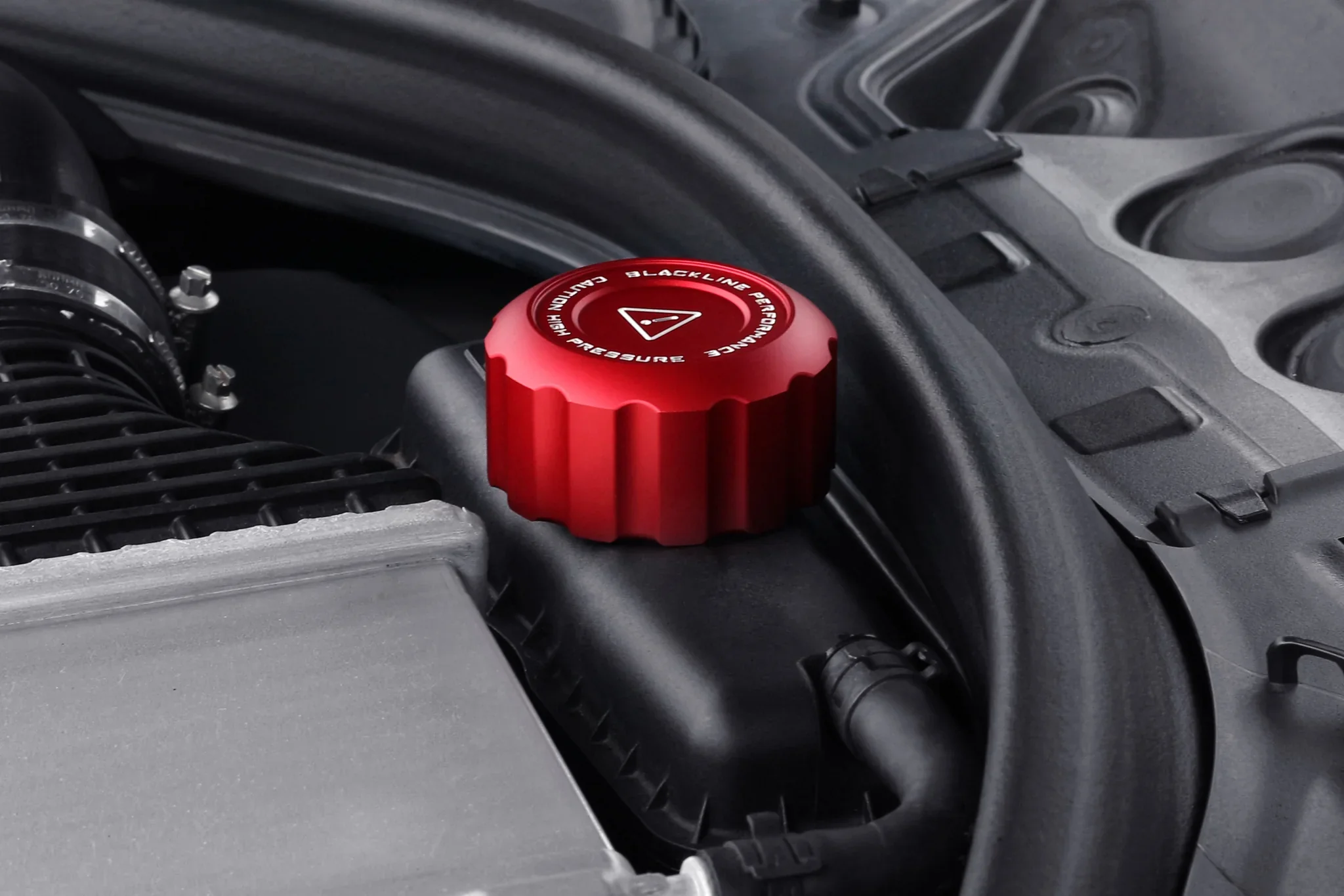 BMW M CAR F SERIES BLACKLINE PERFORMANCE CHARGE COOLER TANK CAP COVER - Image 8