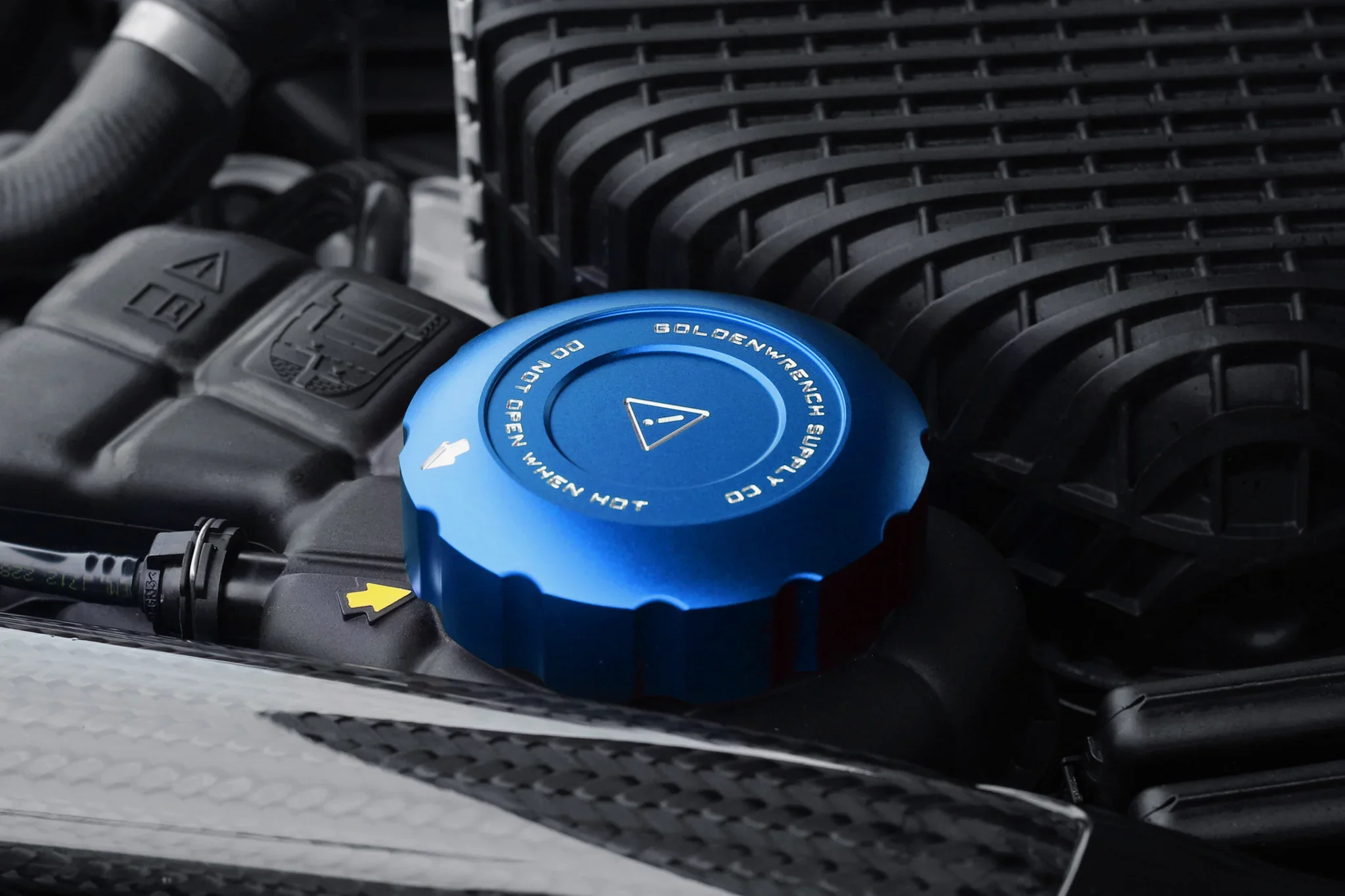 BMW M CAR SERIES BLACKLINE PERFORMANCE COOLANT EXPANSION TANK CAP COVER - Image 5