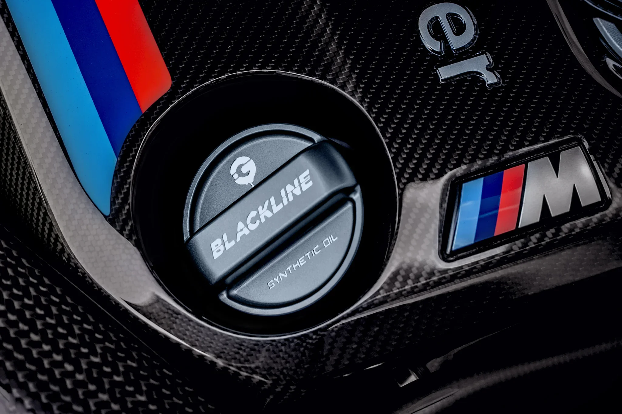 BMW M CAR SERIES BLACKLINE PERFORMANCE OIL CAP COVER - Image 2