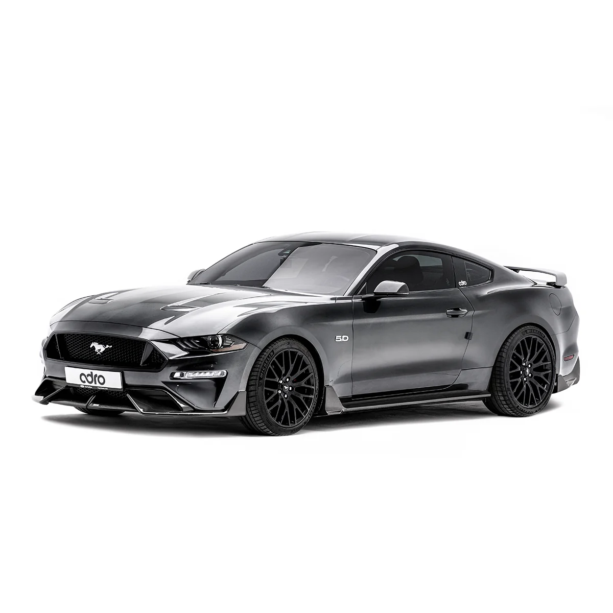 FORD MUSTANG CARBON FIBER UPPER + LOWER LIP SET - Image 3