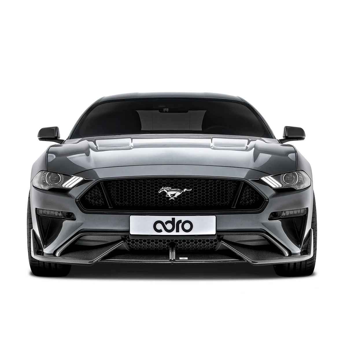 FORD MUSTANG CARBON FIBER UPPER + LOWER LIP SET - Image 4