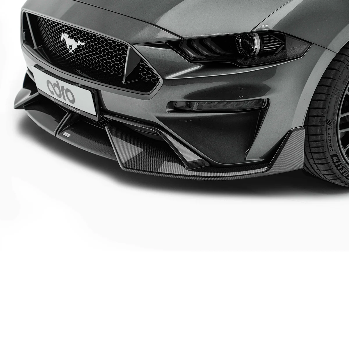 FORD MUSTANG CARBON FIBER UPPER + LOWER LIP SET - Image 5