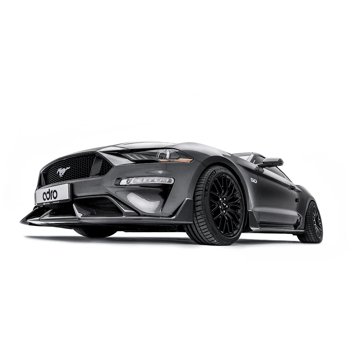 FORD MUSTANG CARBON FIBER UPPER + LOWER LIP SET - Image 9