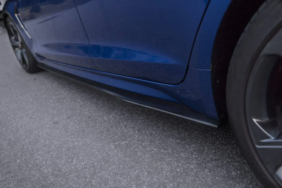 GENESIS G70 CARBON FIBER SIDE SKIRTS V2 - Image 4