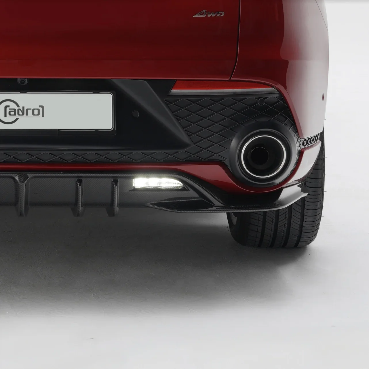 GENESIS GV70 CARBON FIBER REAR DIFFUSER - Image 4