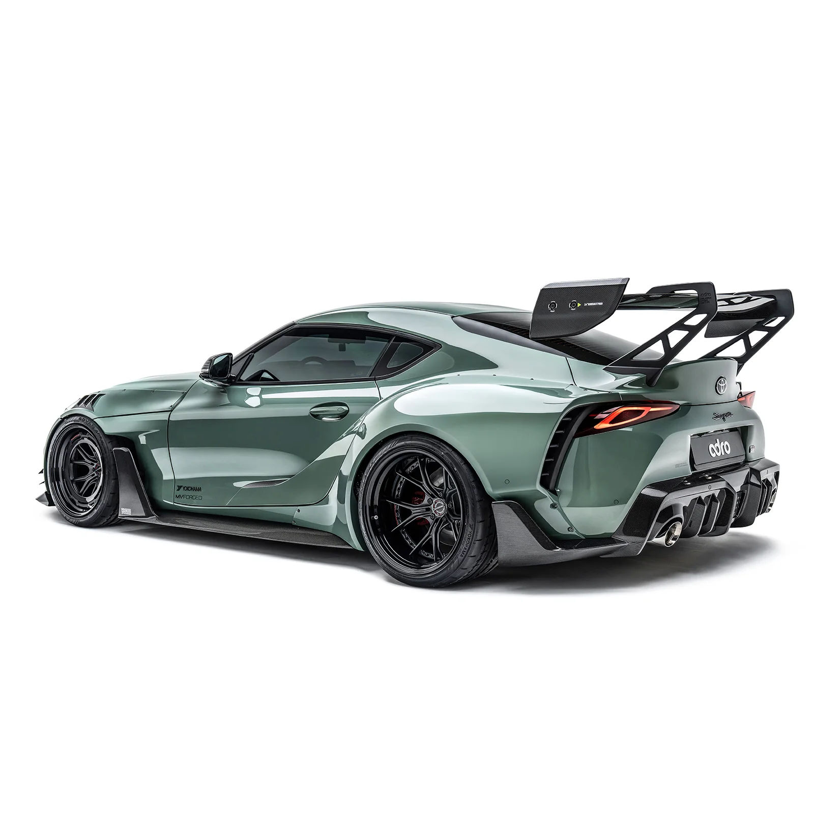 TOYOTA GR SUPRA AT-P1 REVERSE SWAN NECK WING - Image 10