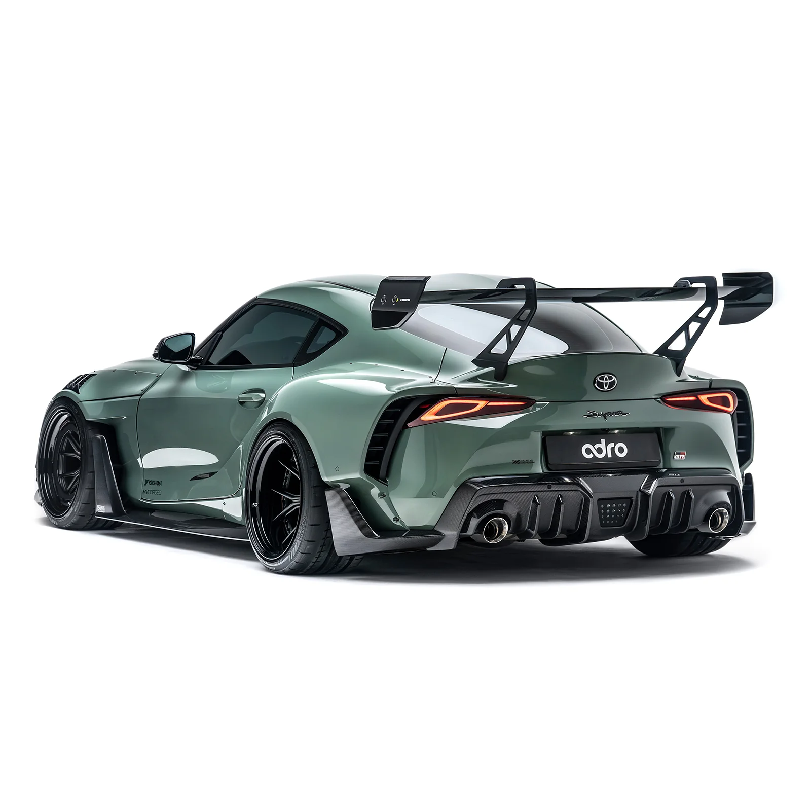 TOYOTA GR SUPRA AT-P1 REVERSE SWAN NECK WING - Image 11
