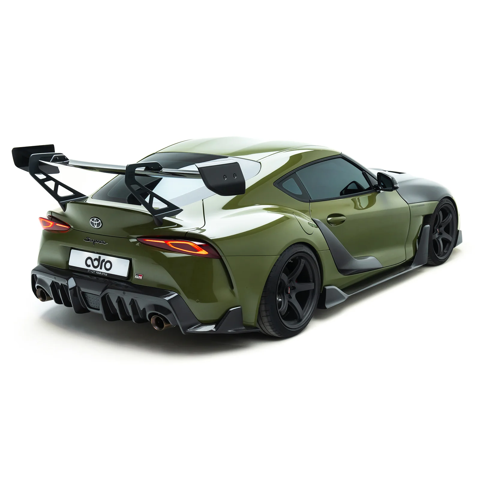TOYOTA GR SUPRA AT-P1 REVERSE SWAN NECK WING - Image 2