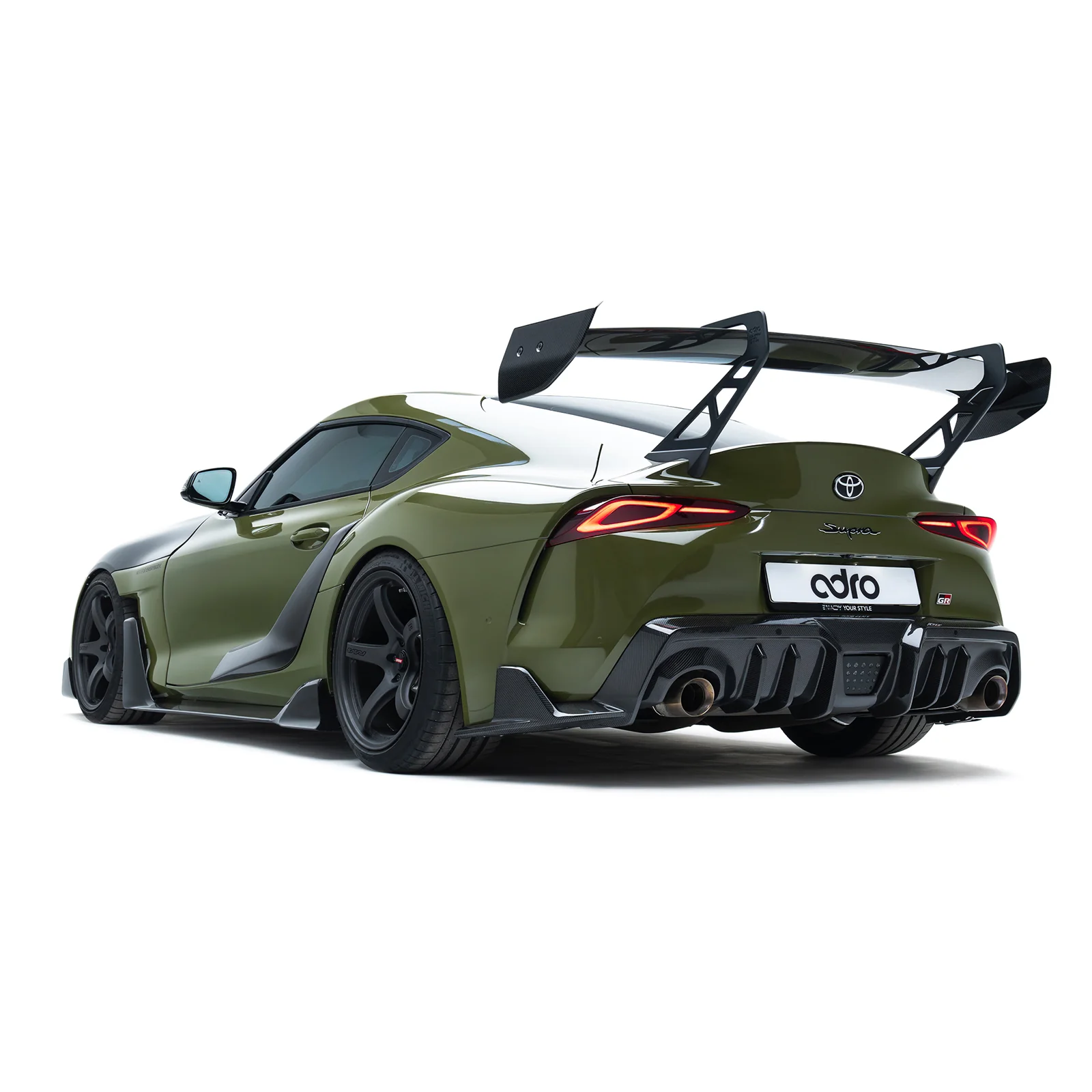 TOYOTA GR SUPRA AT-P1 REVERSE SWAN NECK WING - Image 3