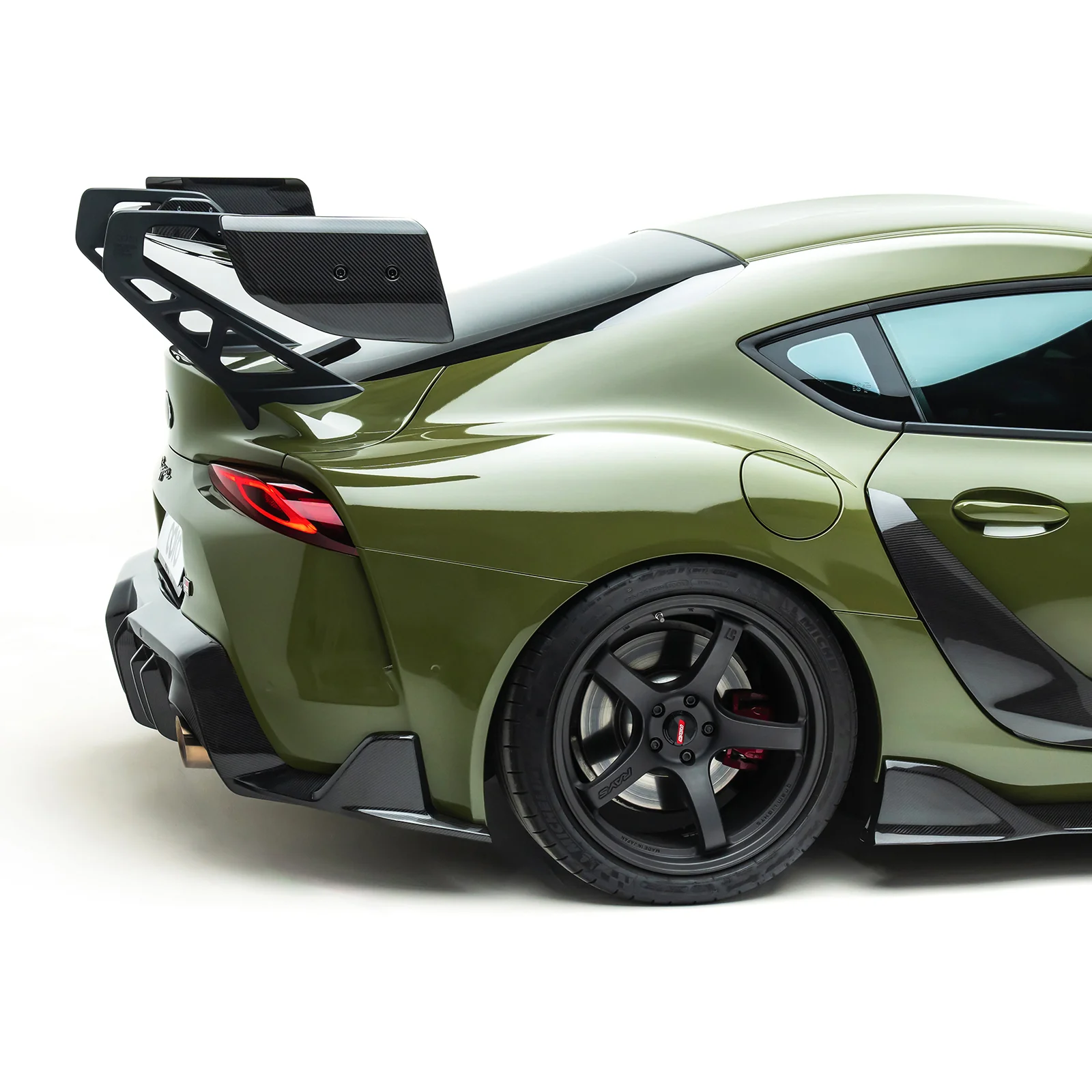 TOYOTA GR SUPRA AT-P1 REVERSE SWAN NECK WING - Image 6