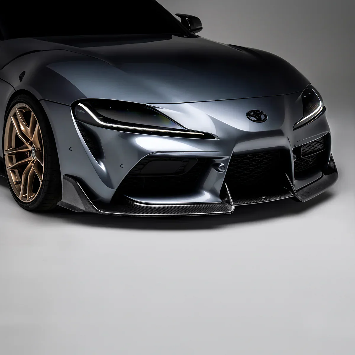 TOYOTA GR SUPRA CARBON FIBER FRONT LIP (STOCK BUMPER) - Image 5