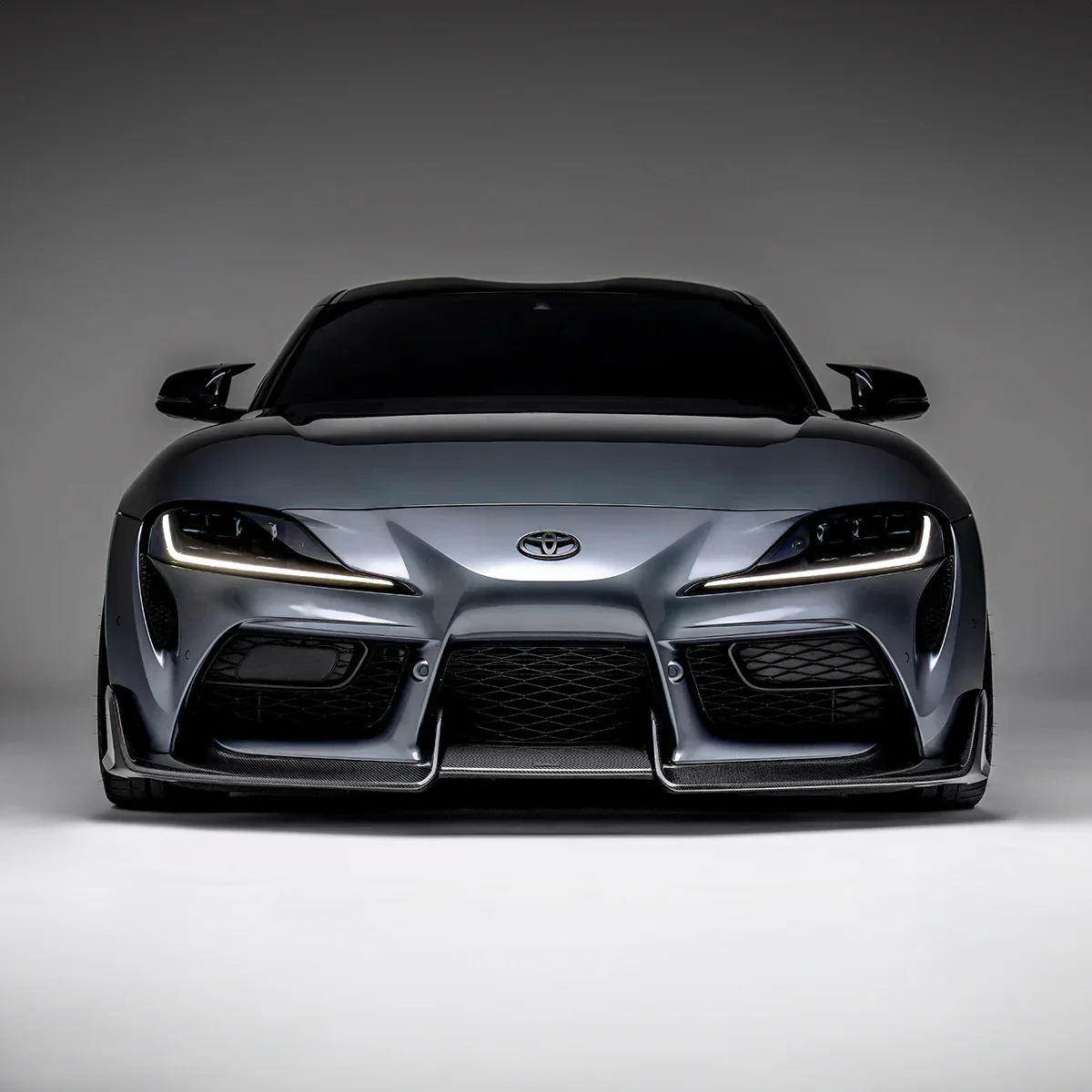 TOYOTA GR SUPRA CARBON FIBER FRONT LIP (STOCK BUMPER) - Image 6