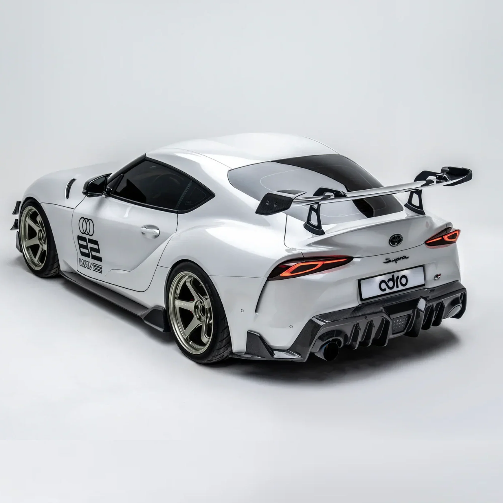 TOYOTA GR SUPRA CARBON FIBER REAR DIFFUSER - Image 3