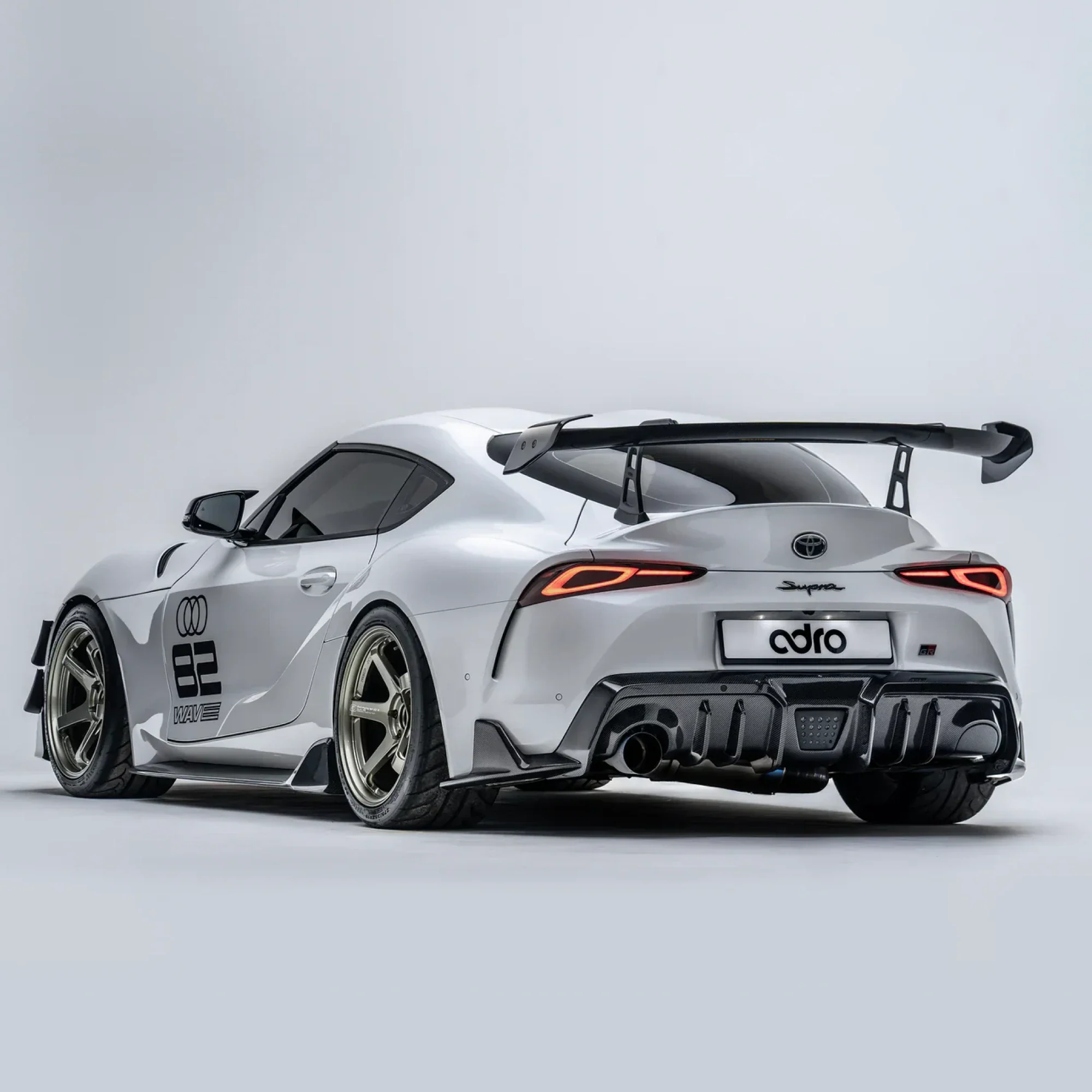 TOYOTA GR SUPRA CARBON FIBER REAR DIFFUSER - Image 4