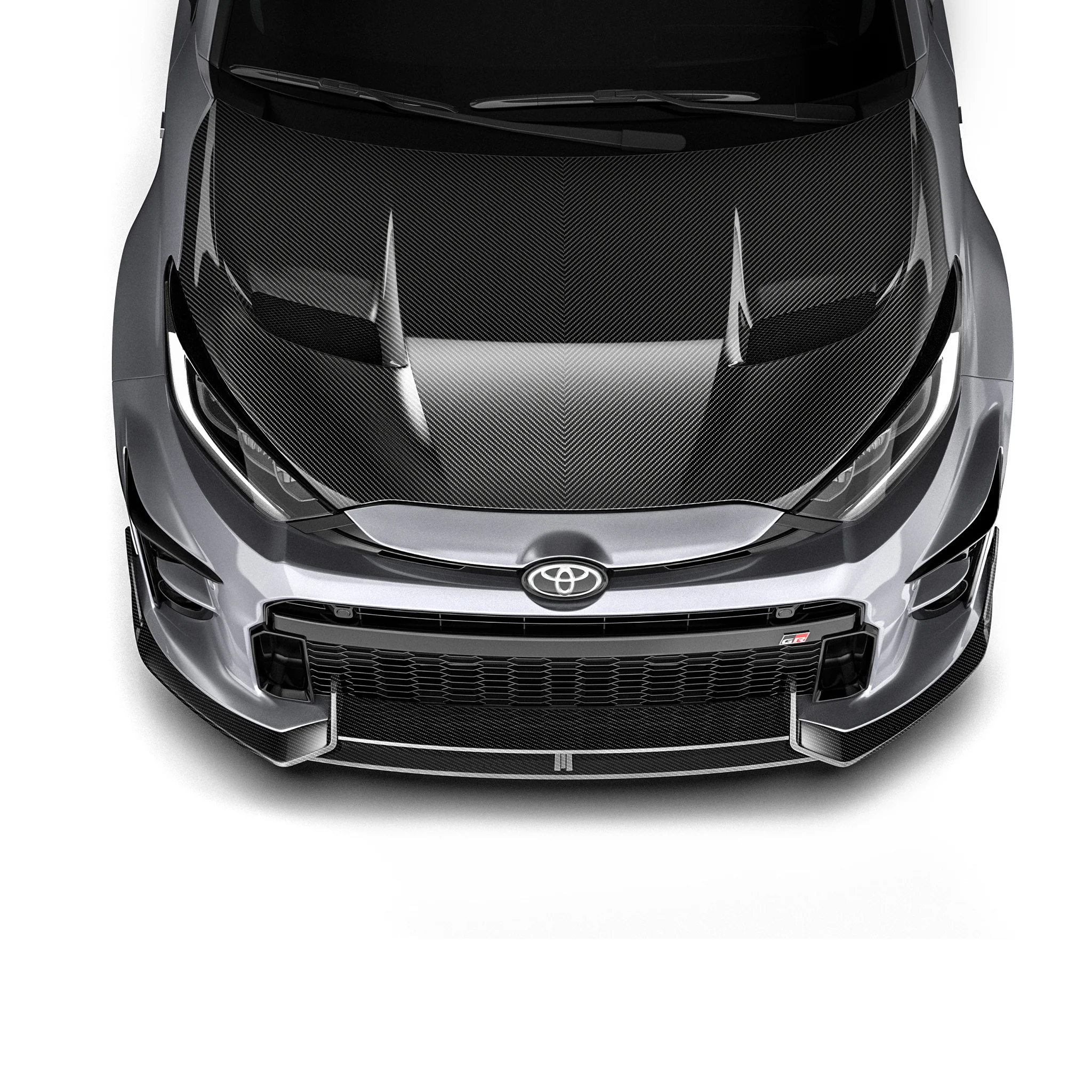 TOYOTA GR YARIS (GEN 1) CARBON FIBER FRONT LIP - Image 3