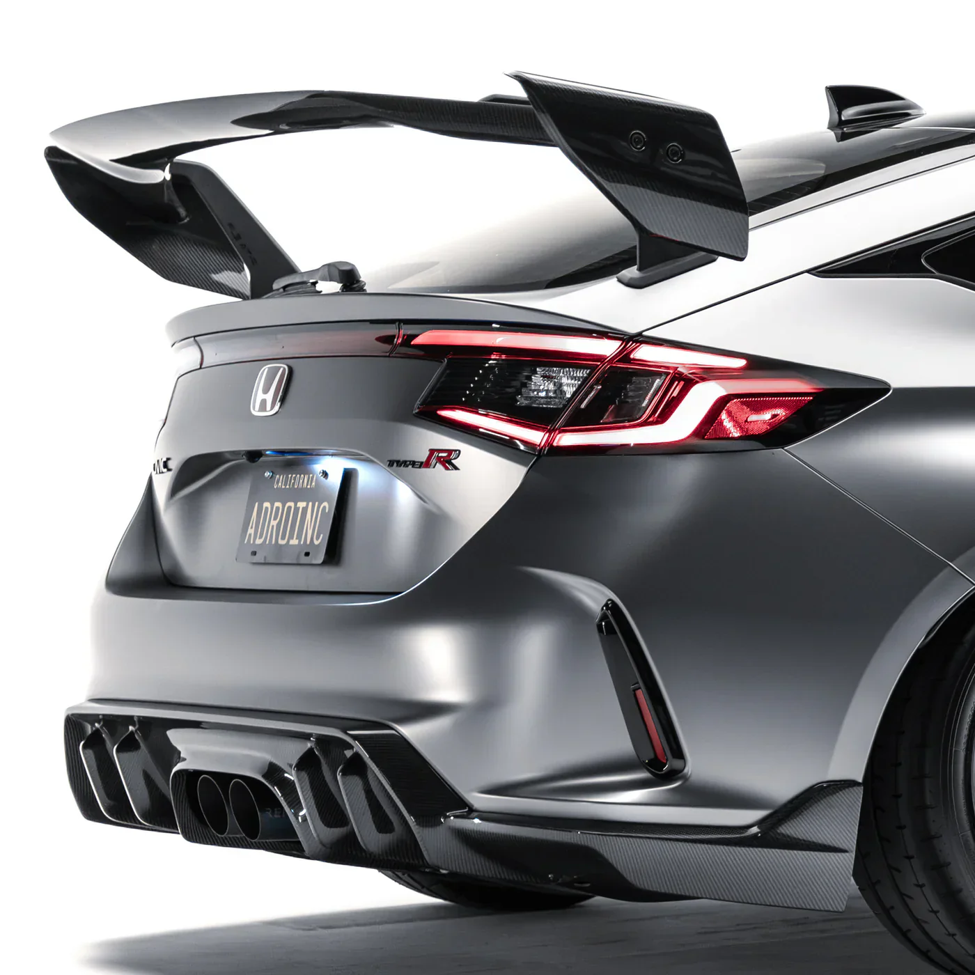 HONDA FL5 CIVIC TYPE R AT-R4 SWAN NECK WING - Image 3