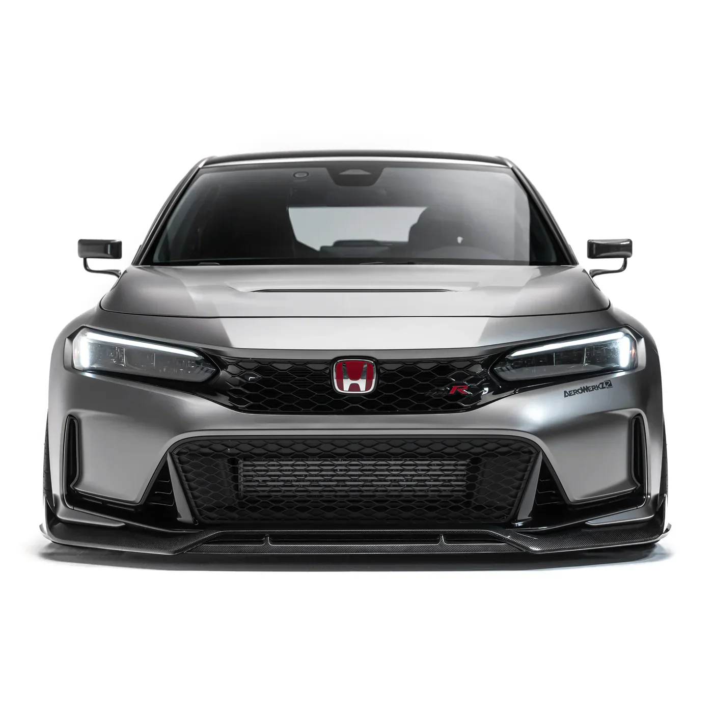 HONDA FL5 CIVIC TYPE R CARBON FIBER FRONT LIP - Image 2