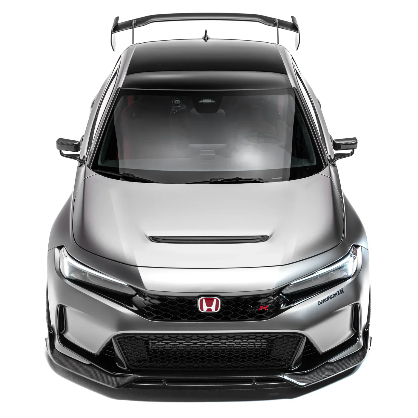 HONDA FL5 CIVIC TYPE R CARBON FIBER FRONT LIP - Image 3