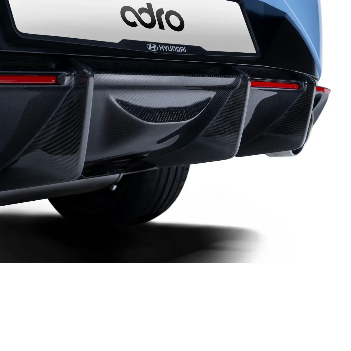 HYUNDAI ELANTRA N CARBON FIBER REAR DIFFUSER - Image 3