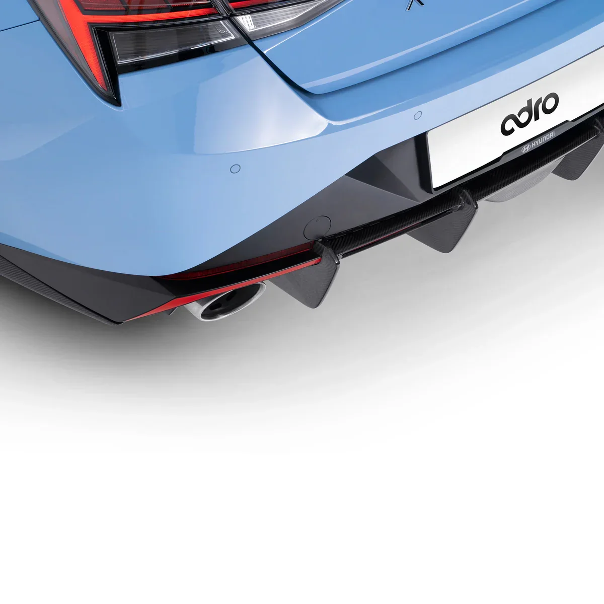 HYUNDAI ELANTRA N CARBON FIBER REAR DIFFUSER - Image 6