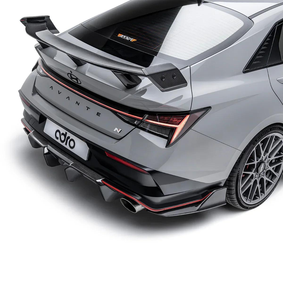 HYUNDAI ELANTRA N CARBON FIBER SPOILER V2 - Image 2
