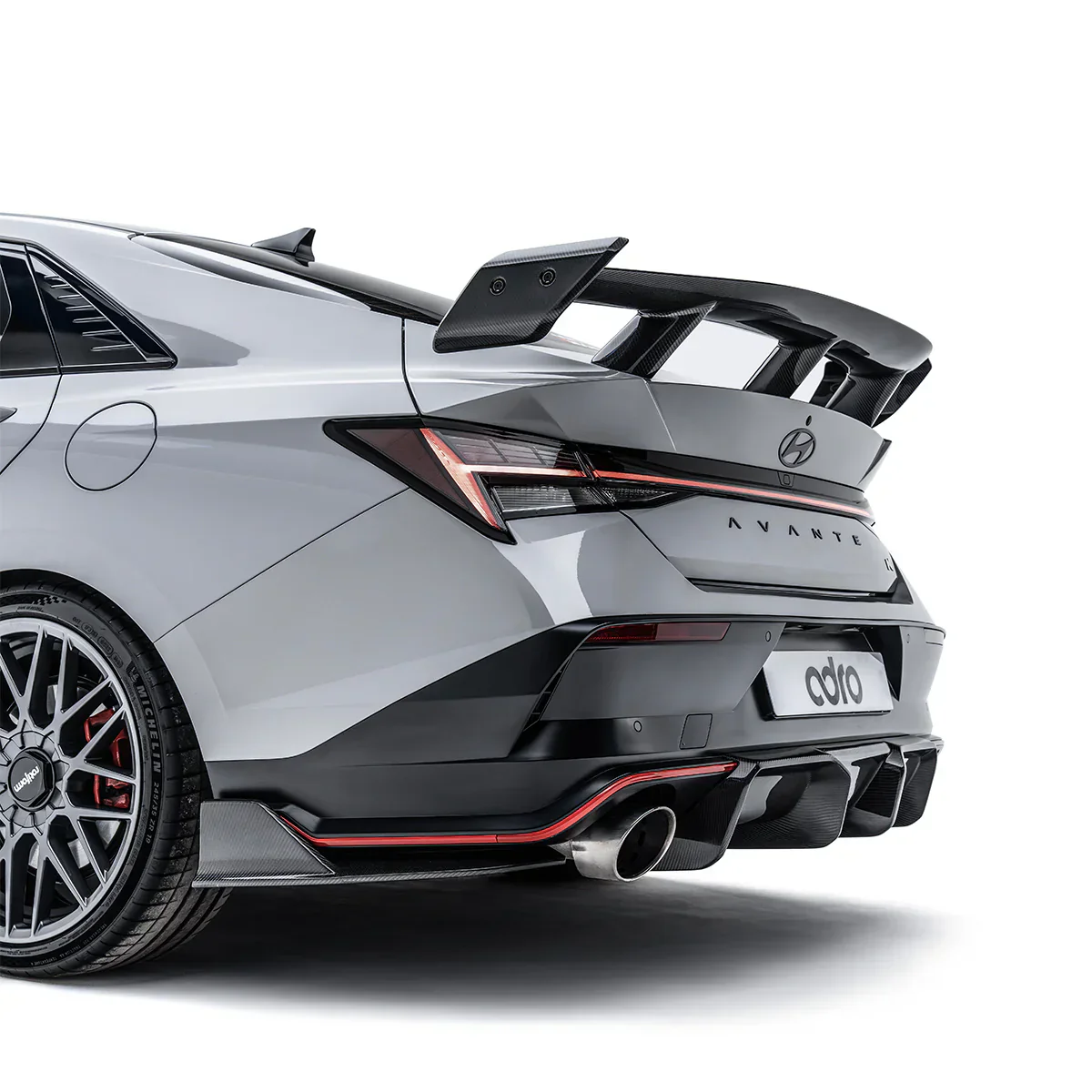 HYUNDAI ELANTRA N CARBON FIBER SPOILER V2 - Image 3