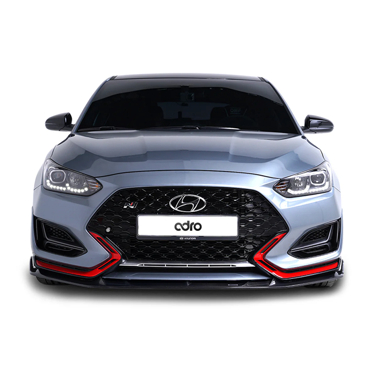 HYUNDAI VELOSTER N CARBON FIBER FRONT LIP (A TYPE) V2 - Image 2