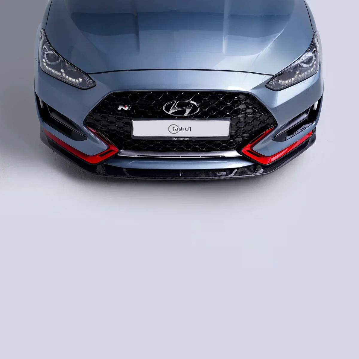 HYUNDAI VELOSTER N CARBON FIBER FRONT LIP (A TYPE) V2 - Image 3