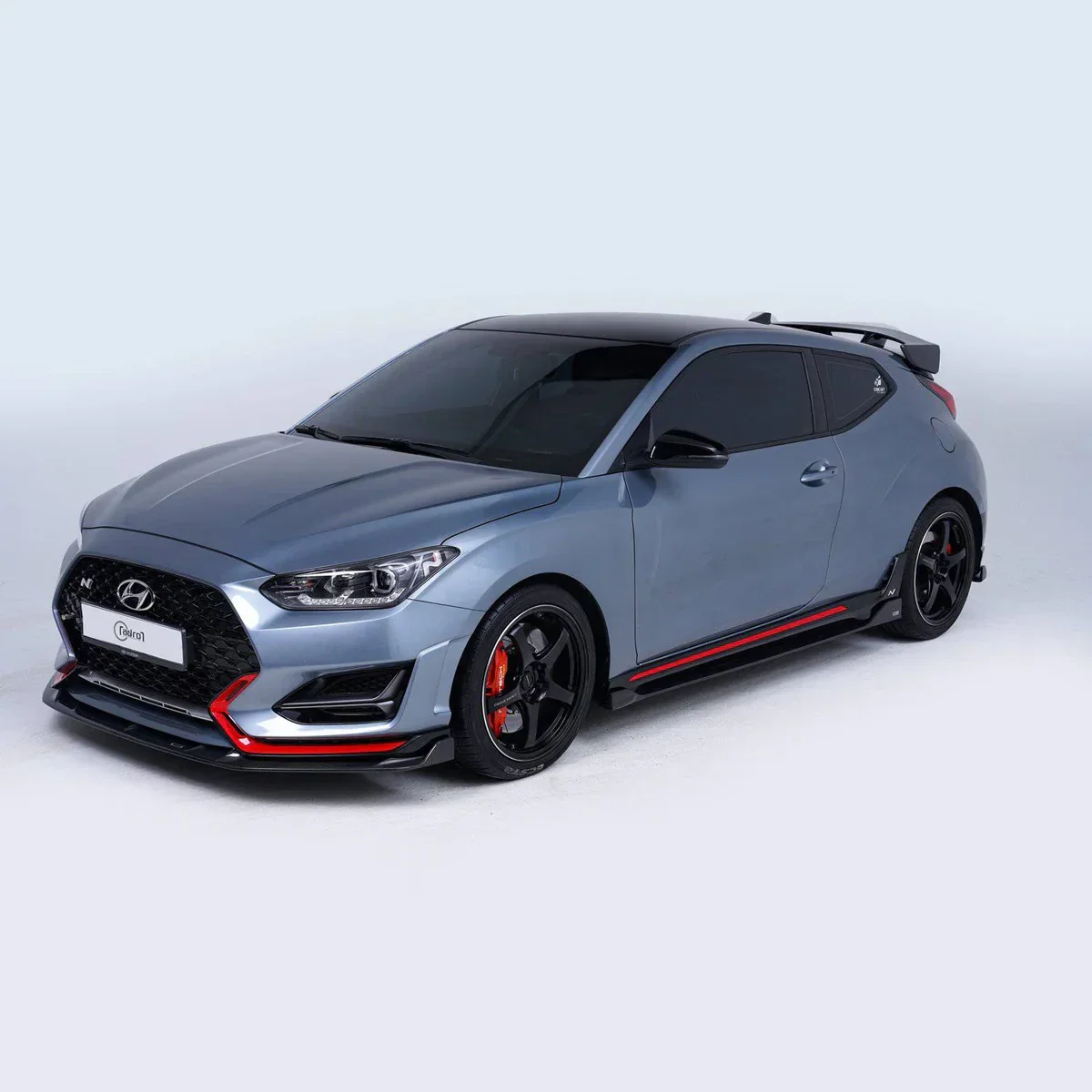 HYUNDAI VELOSTER N CARBON FIBER FRONT LIP (A TYPE) V2 - Image 4