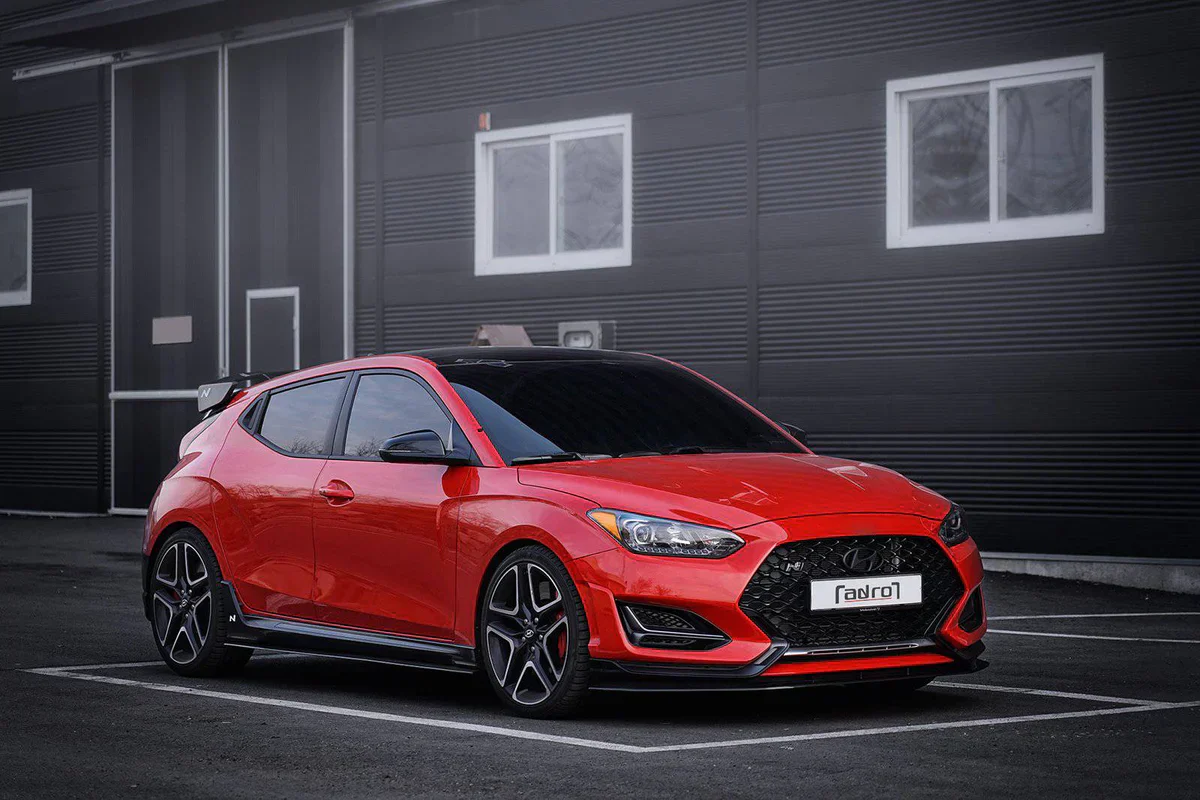 HYUNDAI VELOSTER N CARBON FIBER FRONT LIP V1 - Image 4