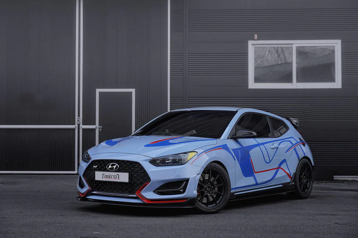 HYUNDAI VELOSTER N CARBON FIBER FRONT LIP V1 - Image 7
