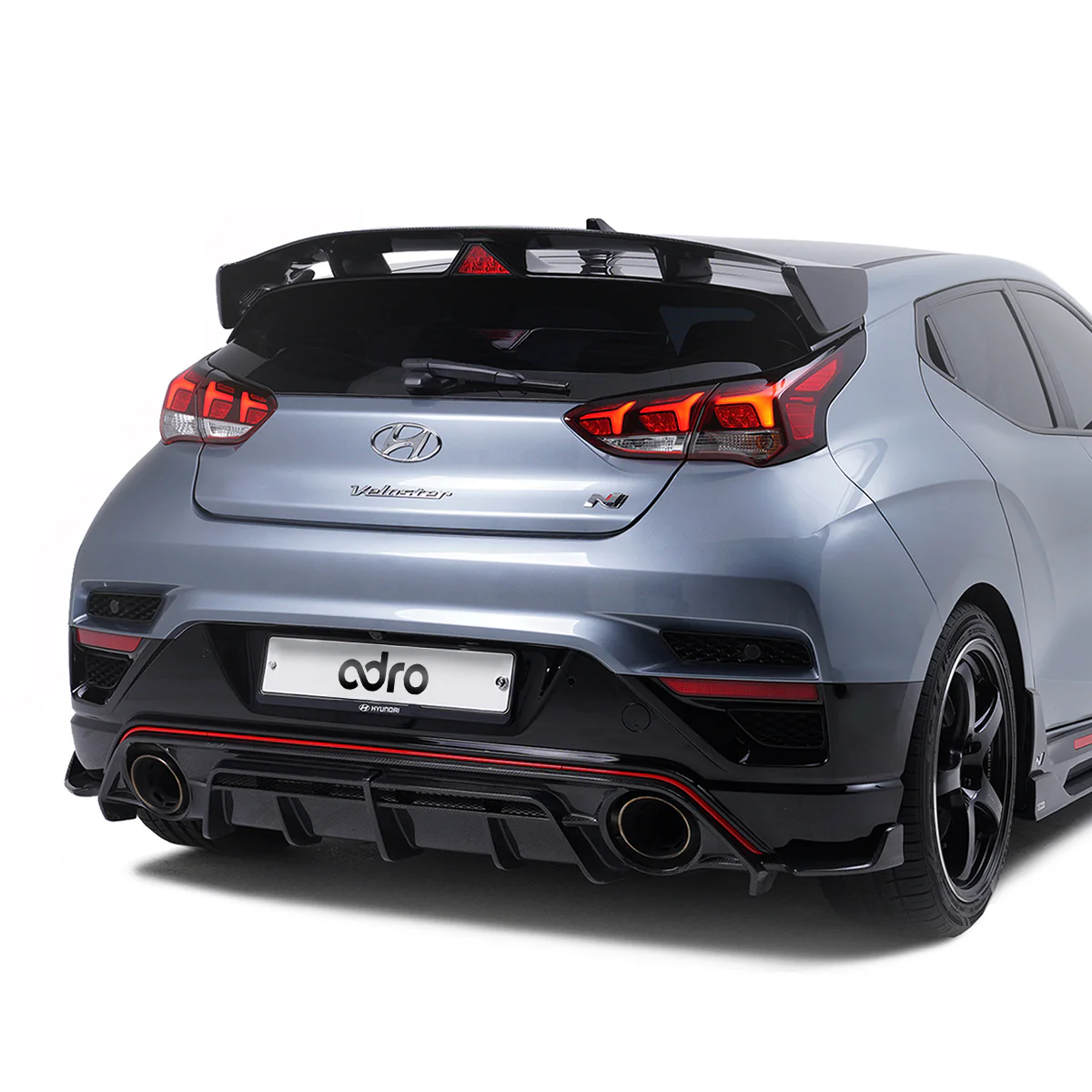 HYUNDAI VELOSTER N CARBON FIBER REAR DIFFUSER - Image 2