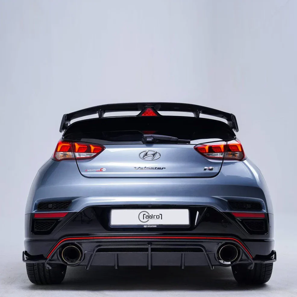 HYUNDAI VELOSTER N CARBON FIBER REAR DIFFUSER - Image 6