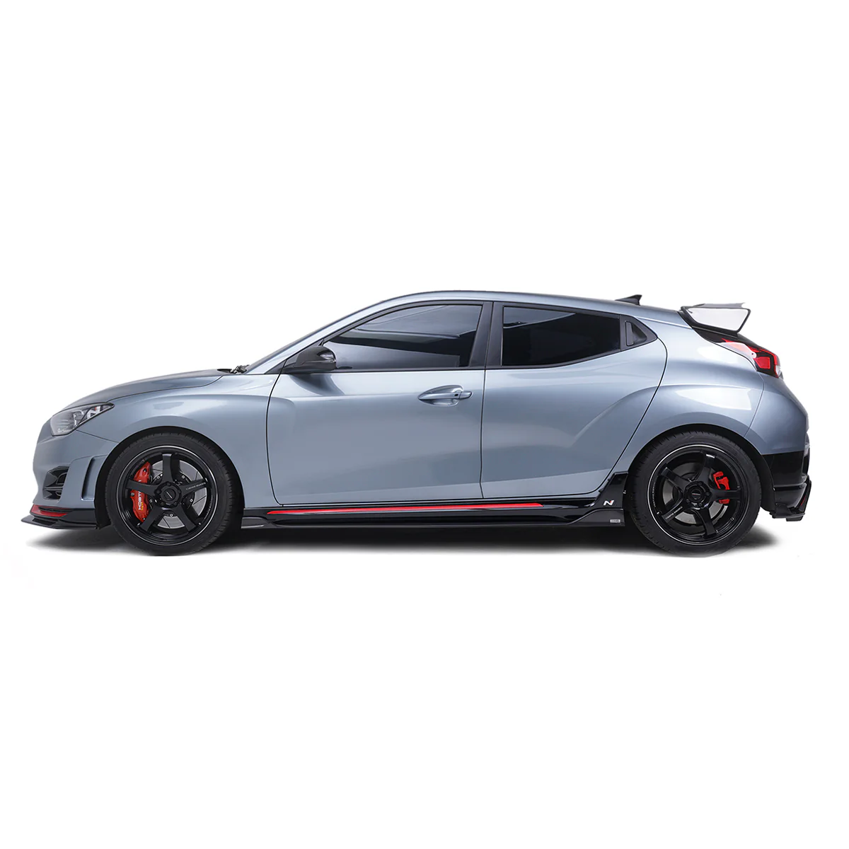 HYUNDAI VELOSTER N CARBON FIBER SIDE SKIRTS V2 - Image 2