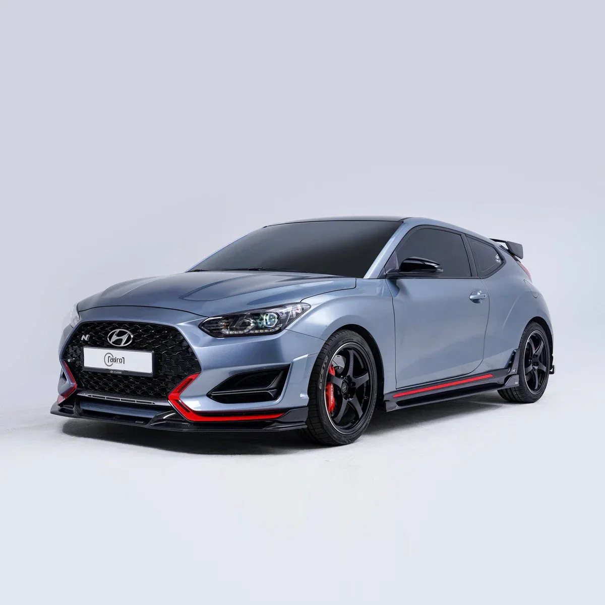 HYUNDAI VELOSTER N CARBON FIBER SIDE SKIRTS V2 - Image 3