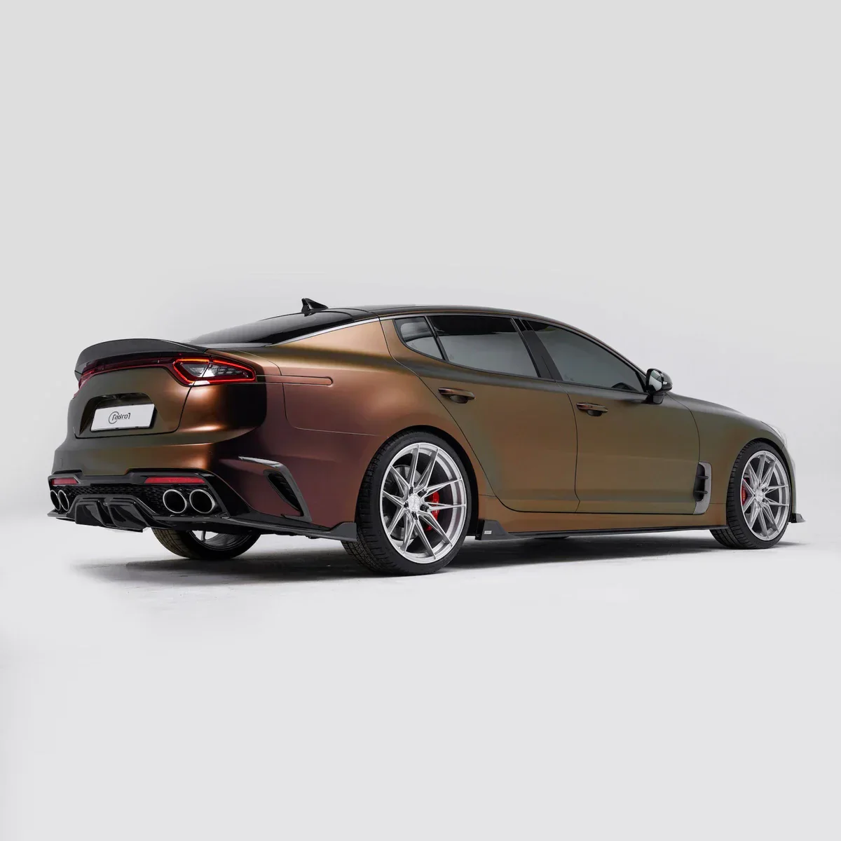 KIA STINGER CARBON FIBER REAR DIFFUSER V3 - Image 6