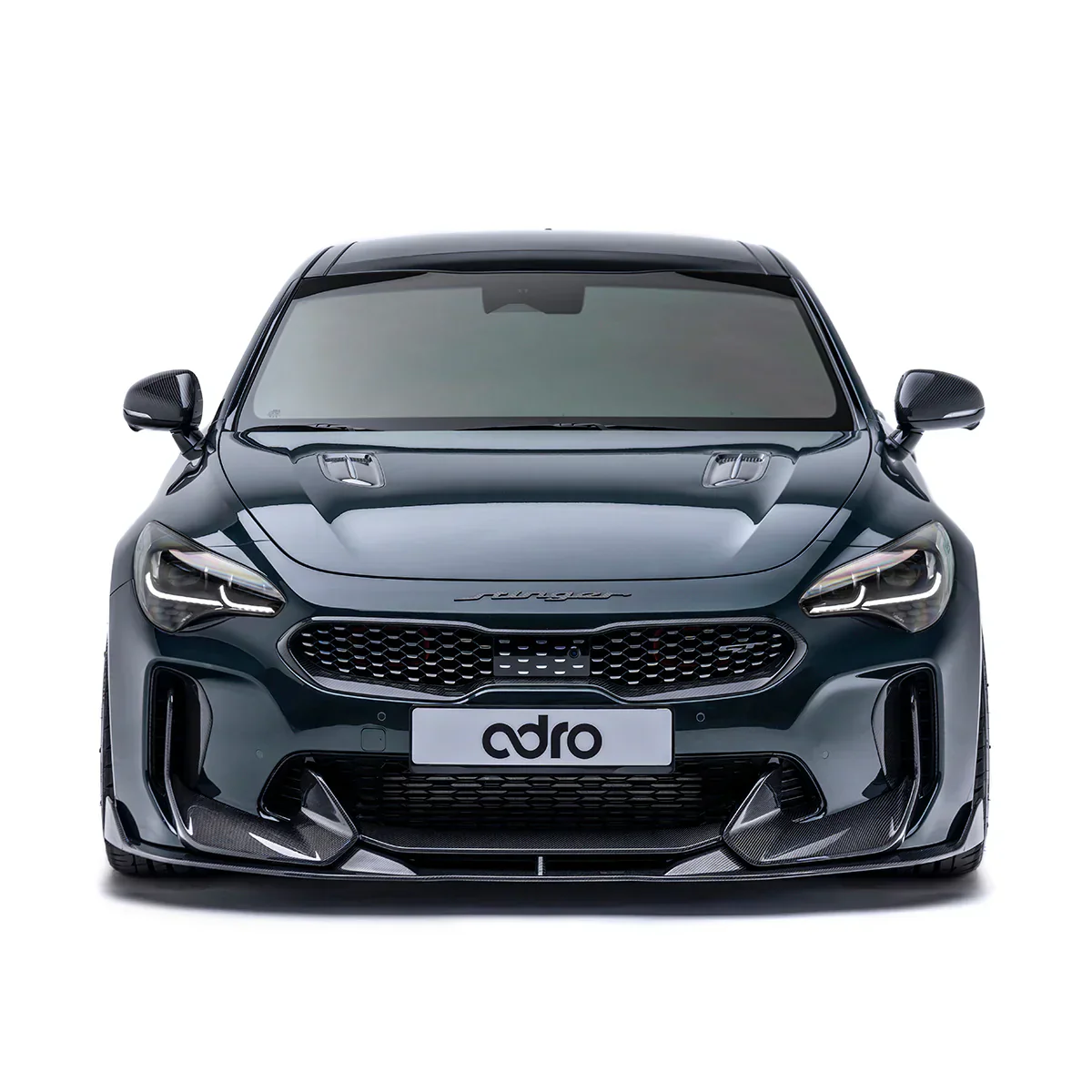 KIA STINGER (FINAL EDITION) CARBON FIBER UPPER + LOWER LIP SET - Image 4