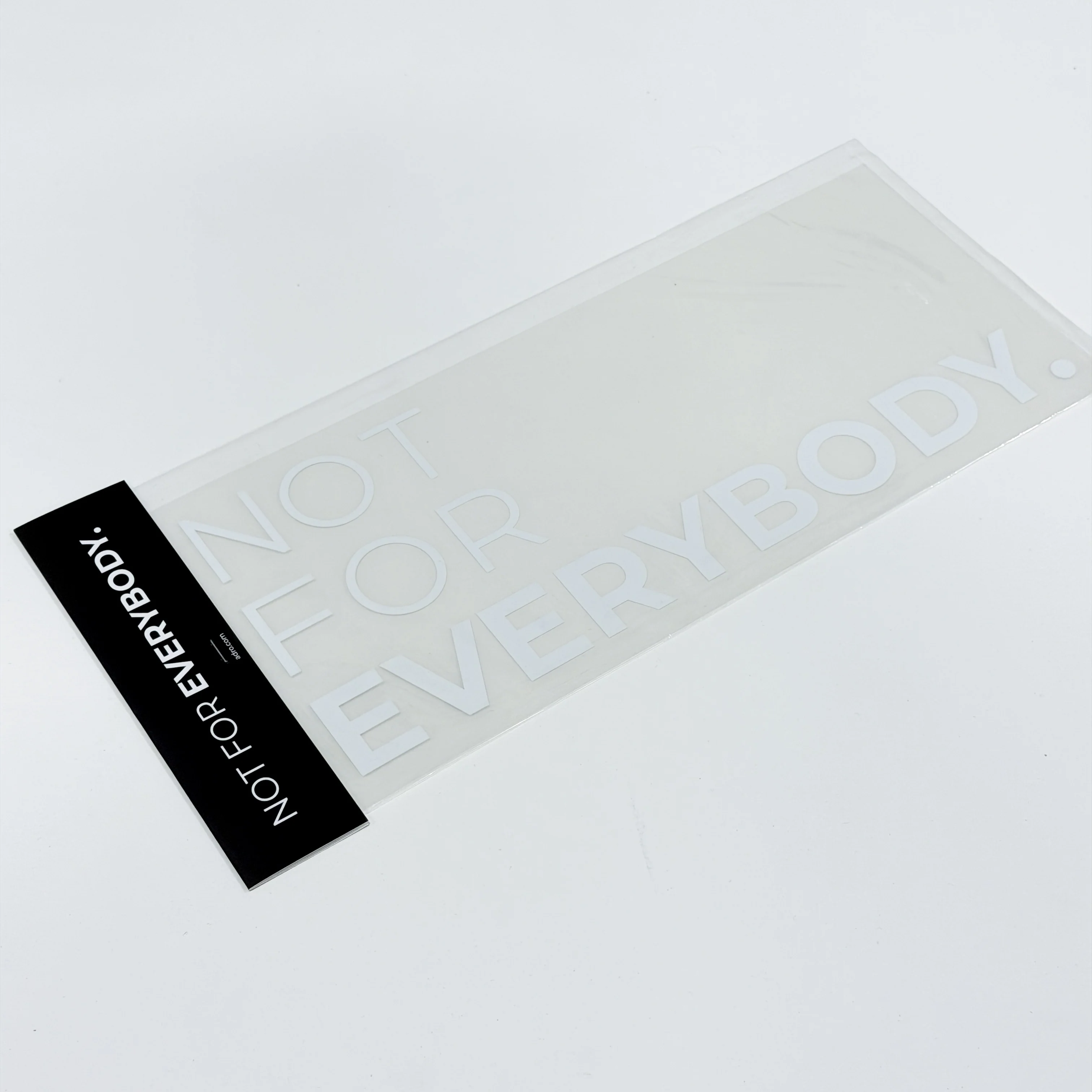NOT FOR EVERYBODY DOOR DECAL - Image 4